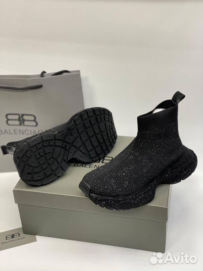 Текстильные кроссовки/носки Balenciaga 36-40