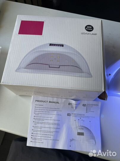 Лампа для маникюра LED-UV Sun