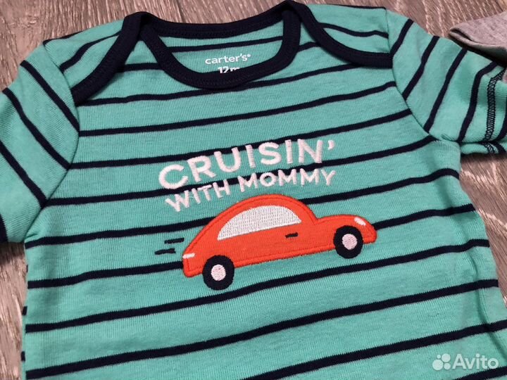 Новый набор carter’s 3 в 1 на мальчика 12м р-р 80