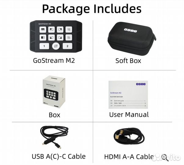 Osee GoStream M2 видео-аудио микшер - cвитчер