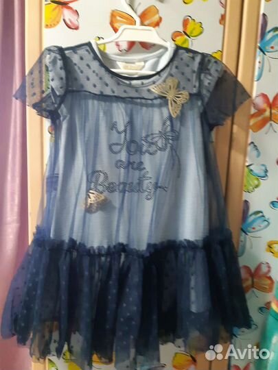 Платье нарядное для девочки 104 110