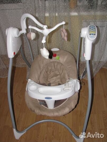 Детские электронные качели graco