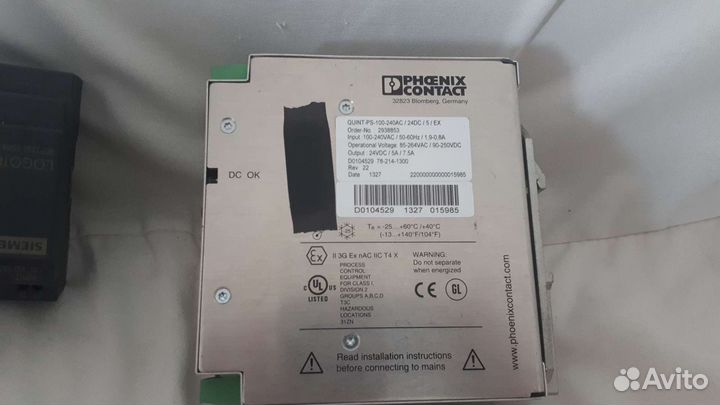 Блок питания импульсный phoenix contact