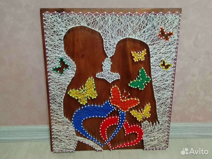 Картины в стиле String-art