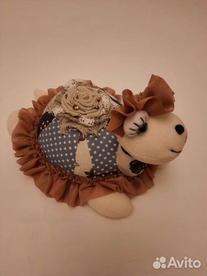 Черепашка.Текстильная.Интерьерная