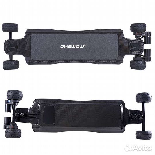 Электрический скейтборд с мотором, карбон, новый