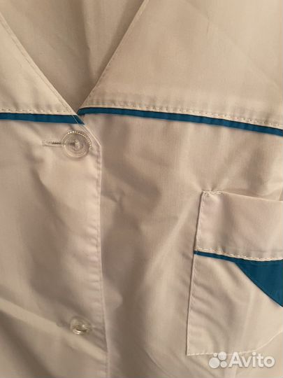 Белый медицинский халат 52 размер