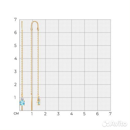 Серьги sokolov из золота, 72-00476