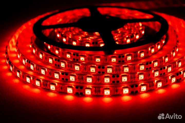 Светодиодная лента 12V красная зеленая синяя