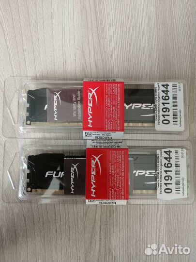 DDR3 HyperX 1600mhz 8gb (4GBx2)