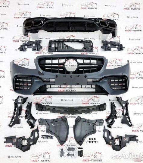 Обвес на E-Class w213 в стиле 63s AMG Black