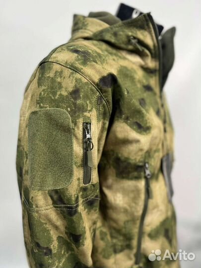 Тактический костюм соффешл мох