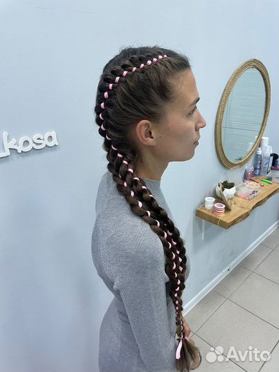 Плетение кос, прически