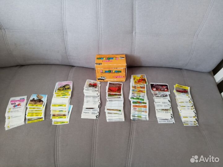 Вкладыши от жевачек наклейки 90х