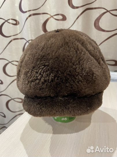 Шапка-кепка, меховая, мужская, зимняя