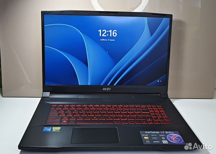 Ноутбук MSI MS-17L5 Katana 17 B12UCX-1005CRU