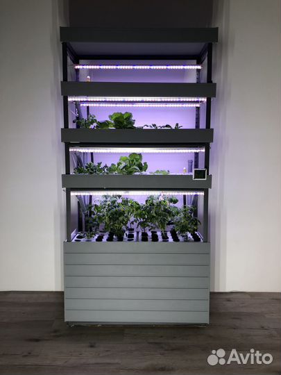 Гидропонная установка на 192 корня, 2 контура