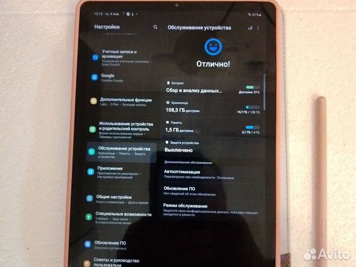 Планшет samsung galaxy tab s6 lite