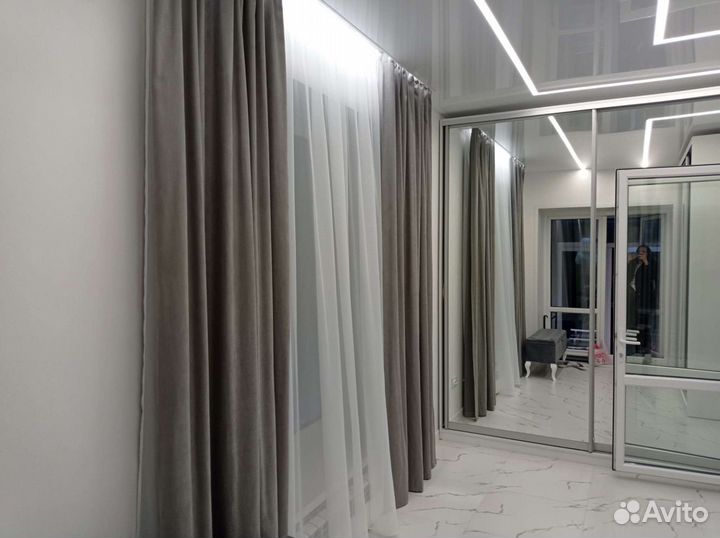 Пошив штор, тюль, портьеры, покрывало, подушки