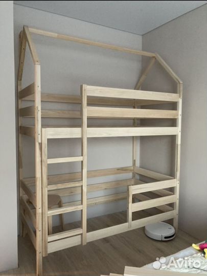 Двухъярусная кровать домик 160х80