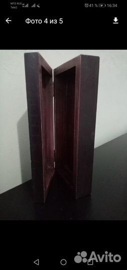 Шкатулка для украшений из дерева