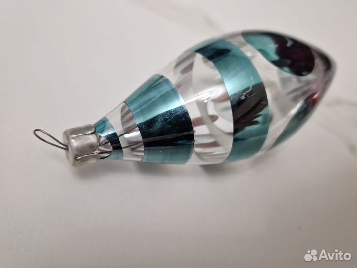 Елочные игрушки СССР глинка каустик