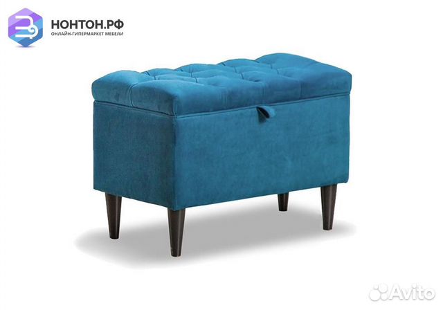 Пуф Брист бирюзовый