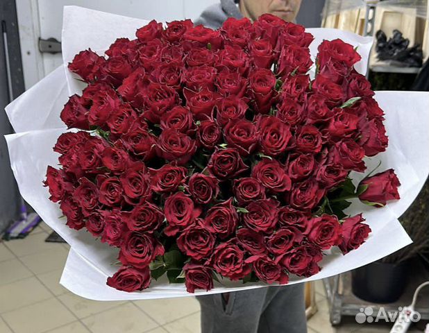 Букет 101 роза, 51 роза
