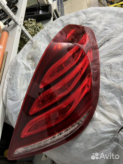 Задние фары на mercedes benz w222 2015г