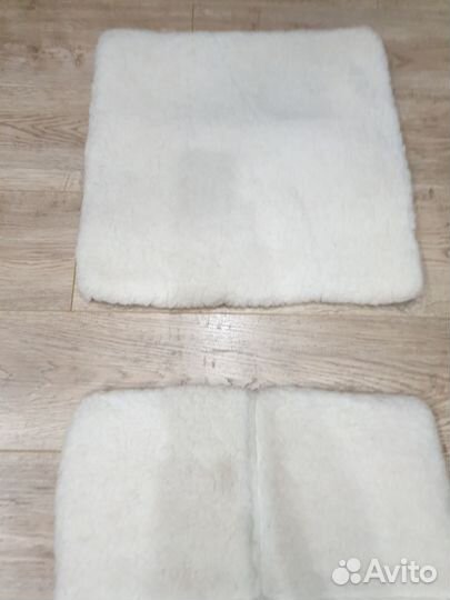 Меховые накидки на сидения квадратные