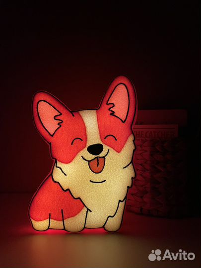 Ночник мягкий Корги