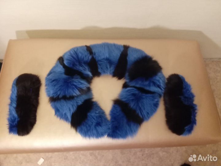 Воротник из натурального песца