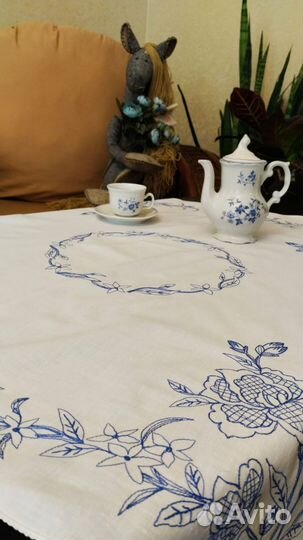 Скатерти чайные, винтаж Европа