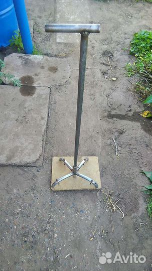 Трость четырех опорная из нержавейки, можно как тр