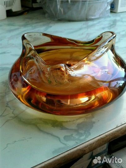 Винтаж СССР ваза массивная 