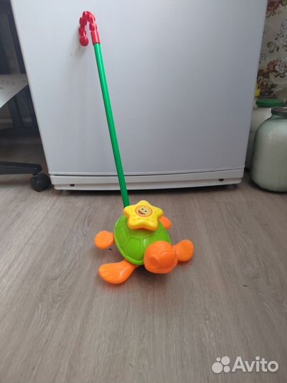 Игрушка каталка черепаха