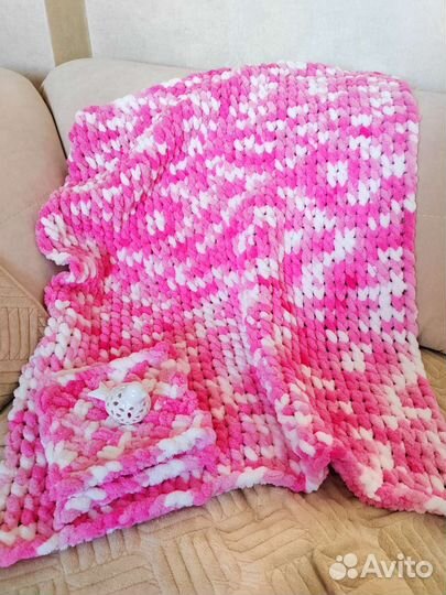 Плед детский плюшевый