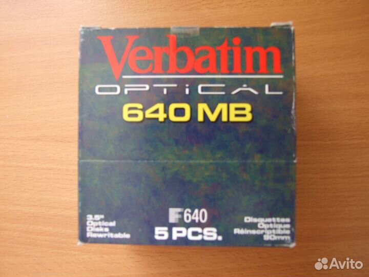 Диск оптический Verbatim 640 мб