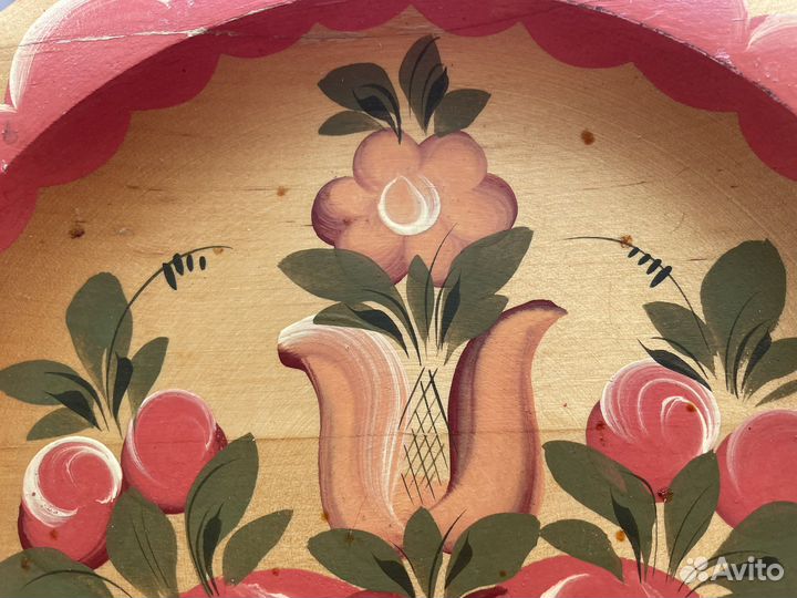 Настенная тарелка хохлома СССР