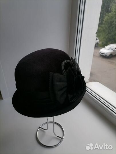 Шляпа женская черная