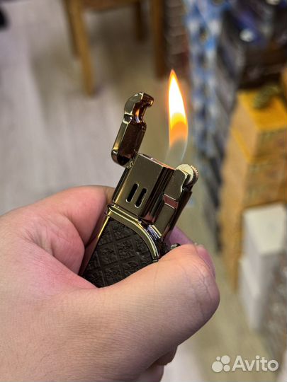 Зажигалка honest 2 огня турбо и газовая метал