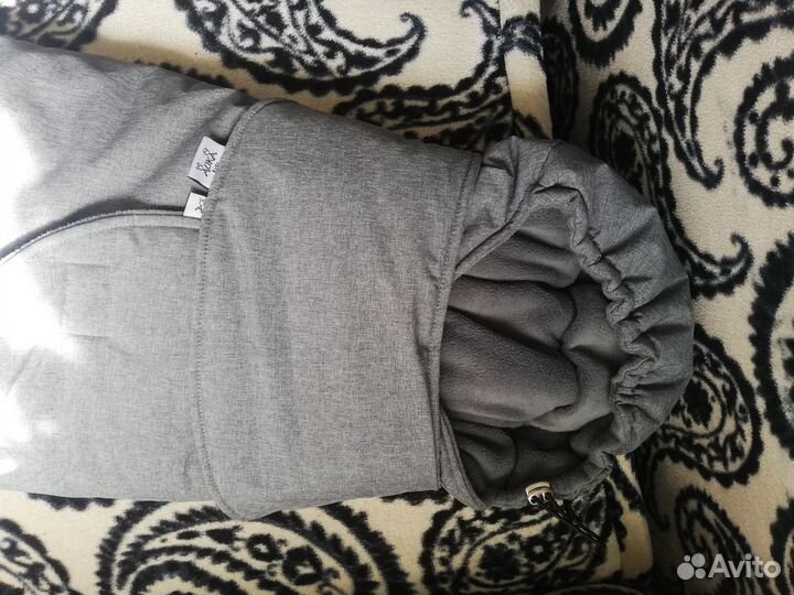 Конвертик на флисе, практически новый