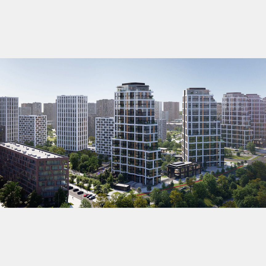 3-к. квартира, 87,3 м², 2/22 эт.