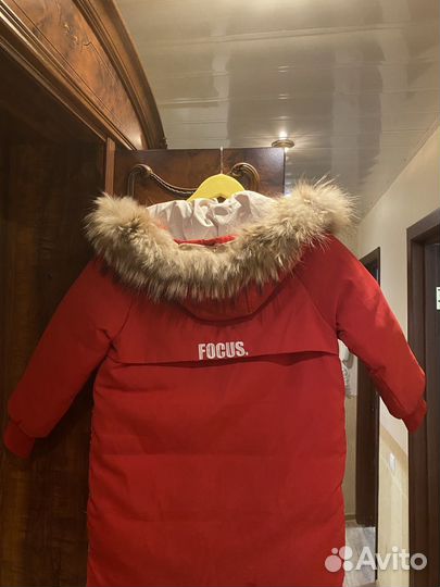 Пуховик зимний для девочки 122