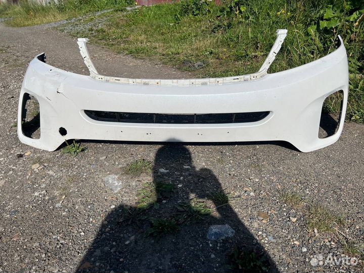 Бампер kia sorento2 белый