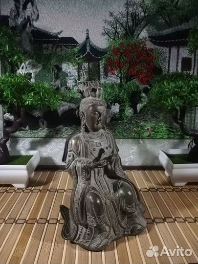 Редкая и старинная статуэтка Будды