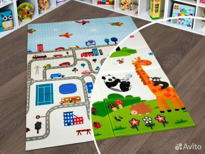 Детский коврик для ползания новый