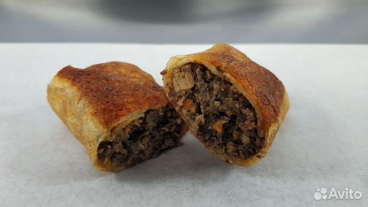 Обжариваем вручную Блинчики с Ливером домой