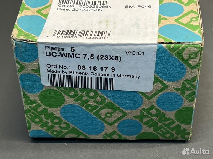 Phoenix contact 0818179 Маркировка, новая, 110 шт