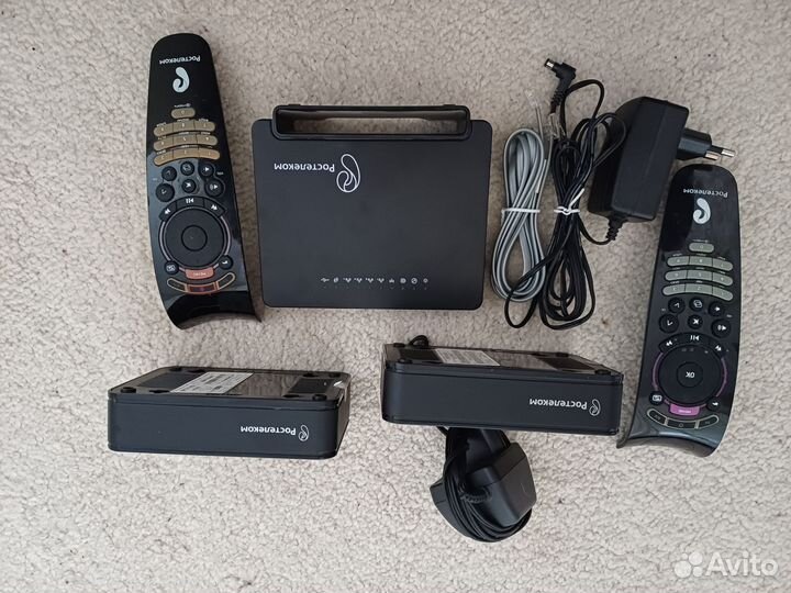 TV приставки, роутер, антенны